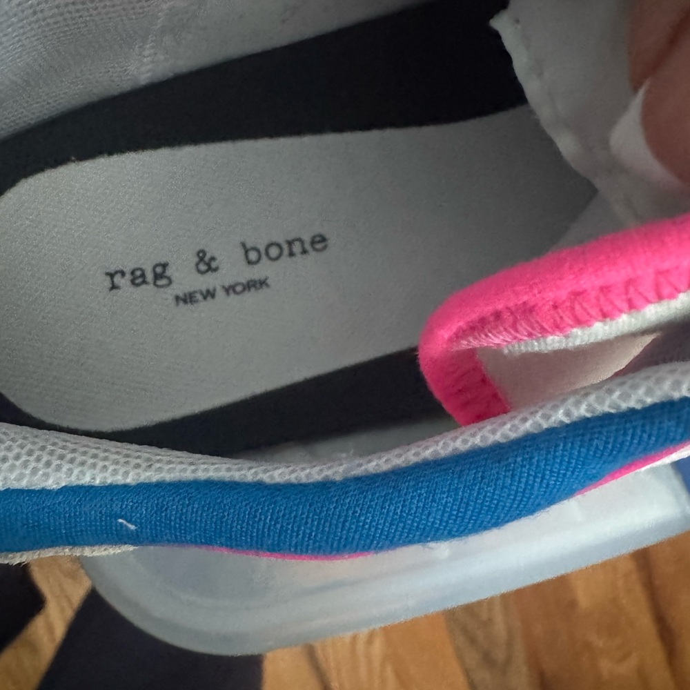rag & bone Pink and White Sneakers - Picture 3 of 5